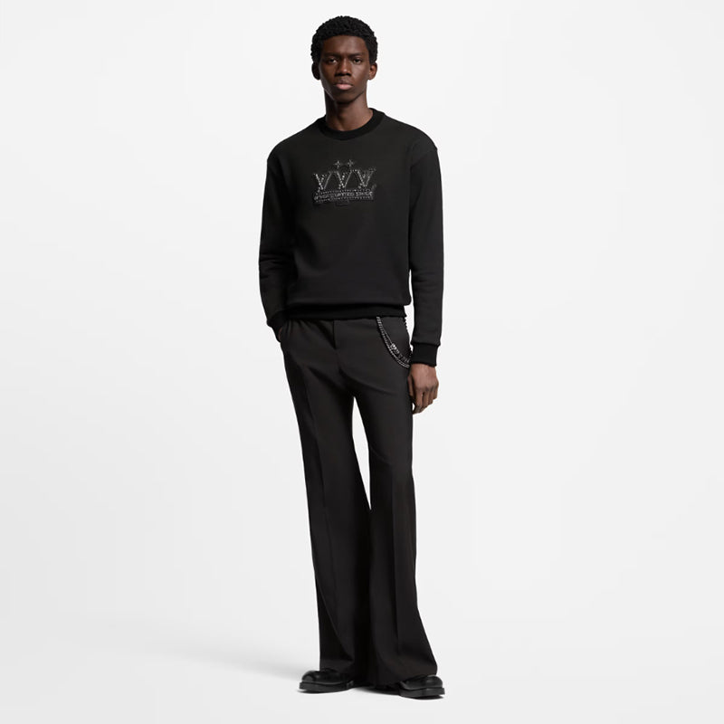 LV エンべリッシュド シグネチャーパッチ スウェットシャツ