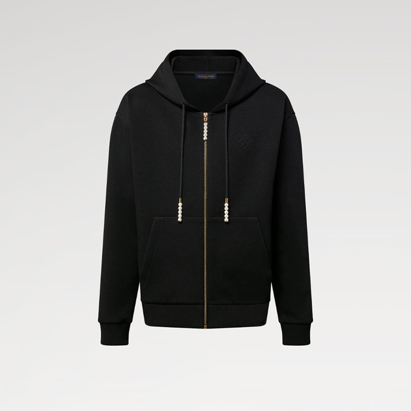 LV エンブロイダードジャージーフーディ