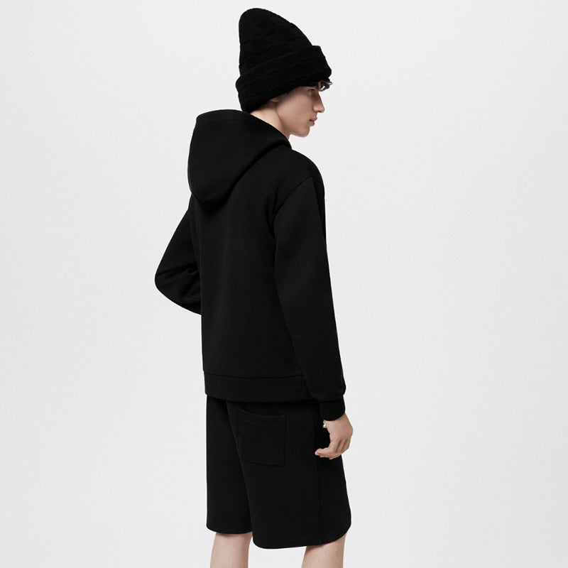 LV エンブロイダードジャージーフーディ