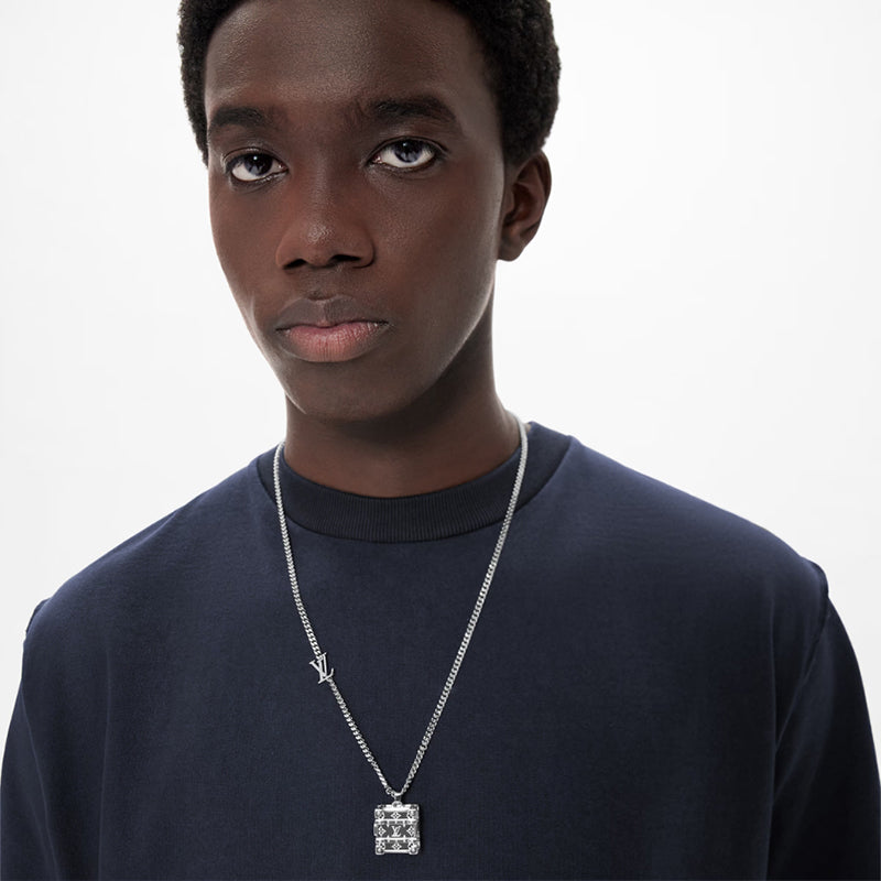 LV トランクロケットペンダントネックレス   Ref：M00527