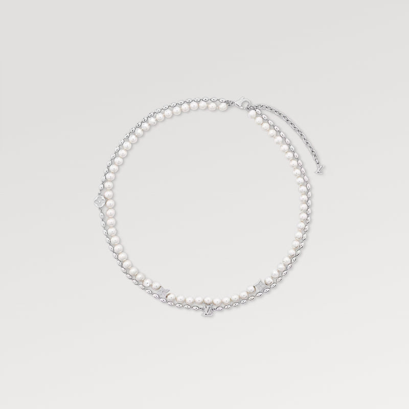 LV ネックレス･パール フュージョン   Ref：M01781