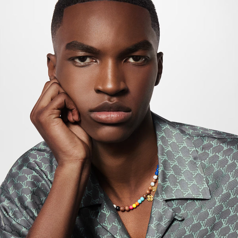 LV サーフィン ビーズ ネックレス   Ref：M01891