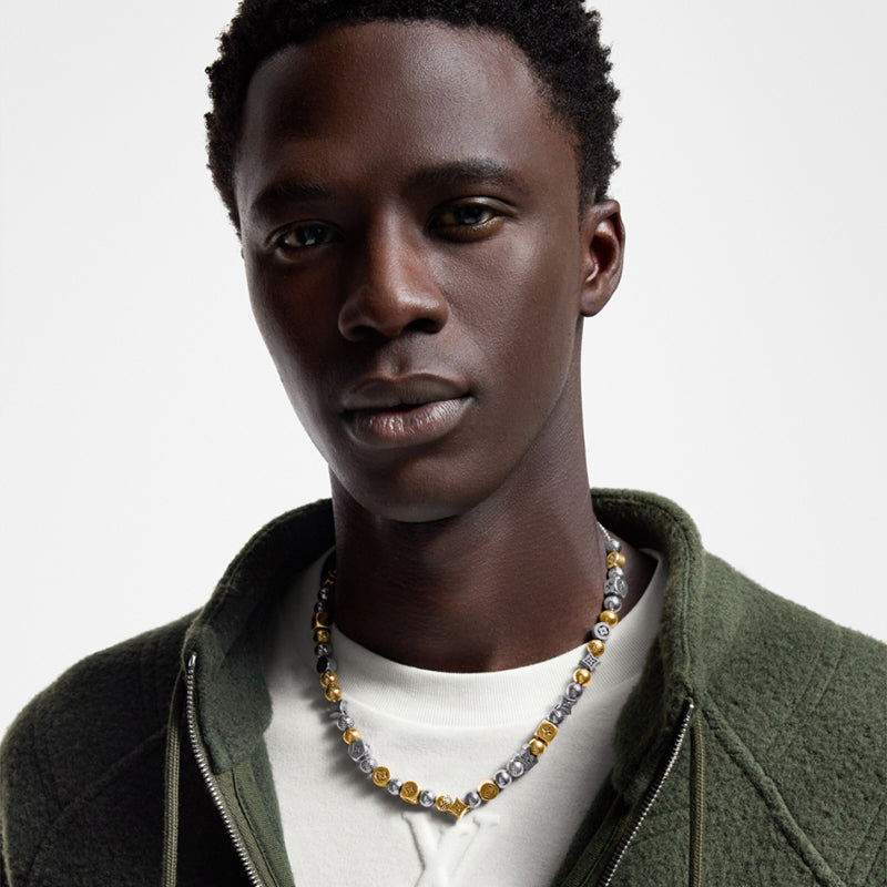 LV ネックレス･ダミエ パーティー   Ref：M02234