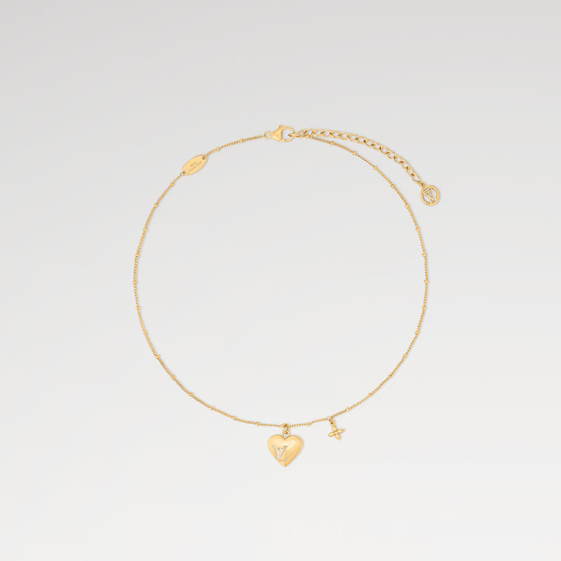 LV ネックレス･ブルーミング ハート   Ref：M02310