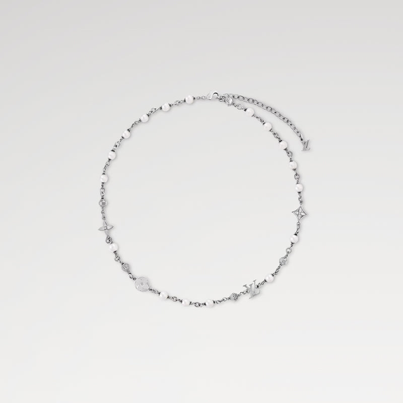 LV ネックレス･LV パール   Ref：M02448